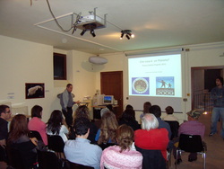 Conferenza sui pianeti durante l'apertura pubblica del 9 aprile 2011