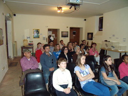 Conferenza sui pianeti durante l'apertura pubblica del 9 aprile 2011