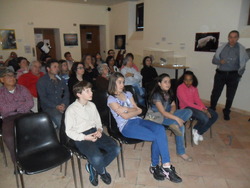 Conferenza sui pianeti durante l'apertura pubblica del 9 aprile 2011