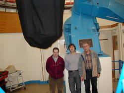 Run di una settimana di osservazioni all’ Observatorio del Roque de los Muchachos – Island of La Palma (Canary Islands/Spain) al telescopio da 1 m. JKT nel 2003 – Massimo Calabresi, Raniero Albanesi, Fabio Anzellini