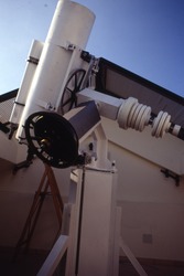 Il primo tubo del telescopio.