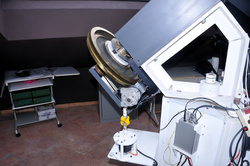 La ruota dentata di AR da 360mm in bronzo fosforoso, con il motore di AR e il riduttore angolare