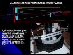 presentazione del nuovo telescopio