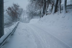 La strada per l'osservatorio