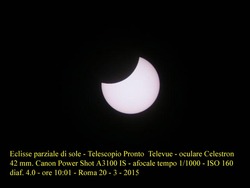 Eclissi di Sole 20 marzo 2015