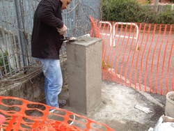 Media statale Torre Avanzata - Costruzione di una meridiana
