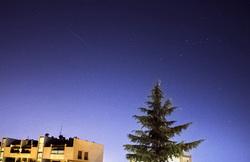 Foto di una perseide catturata da Roma