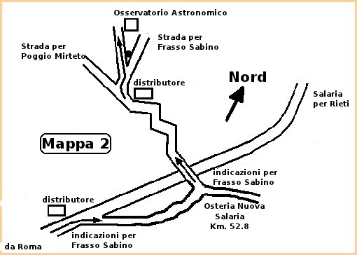 Cartina Osteria Nuova Frasso