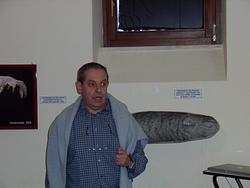 Massimo Calabresi durante la sua conferenza nell'apertura pubblica del 9 aprile 2011