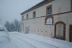 Strada antistante l'osservatorio