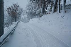 La strada per l'osservatorio